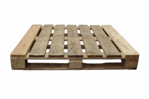Einwegpalette Gebraucht 1200x1200 mm Bodenrahmen Mittelschwer