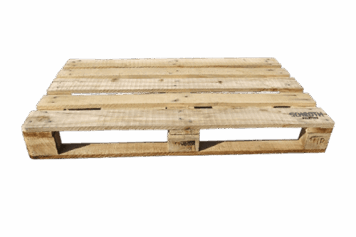 Einwegpalette Gebraucht 800x1200 mm 5 Deck 22mm